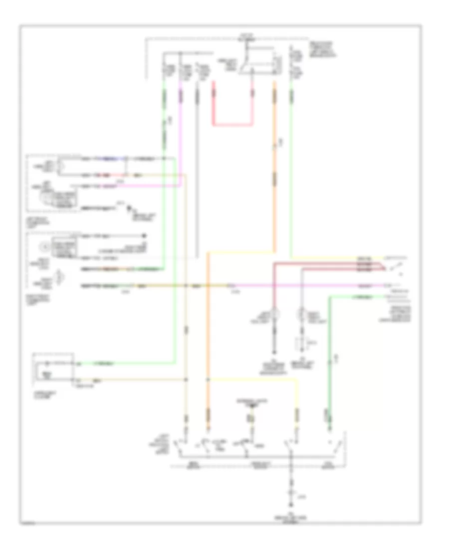 Headlights Wiring Diagram with HID without DRL for Mazda MX 5 Miata Grand Touring 2014