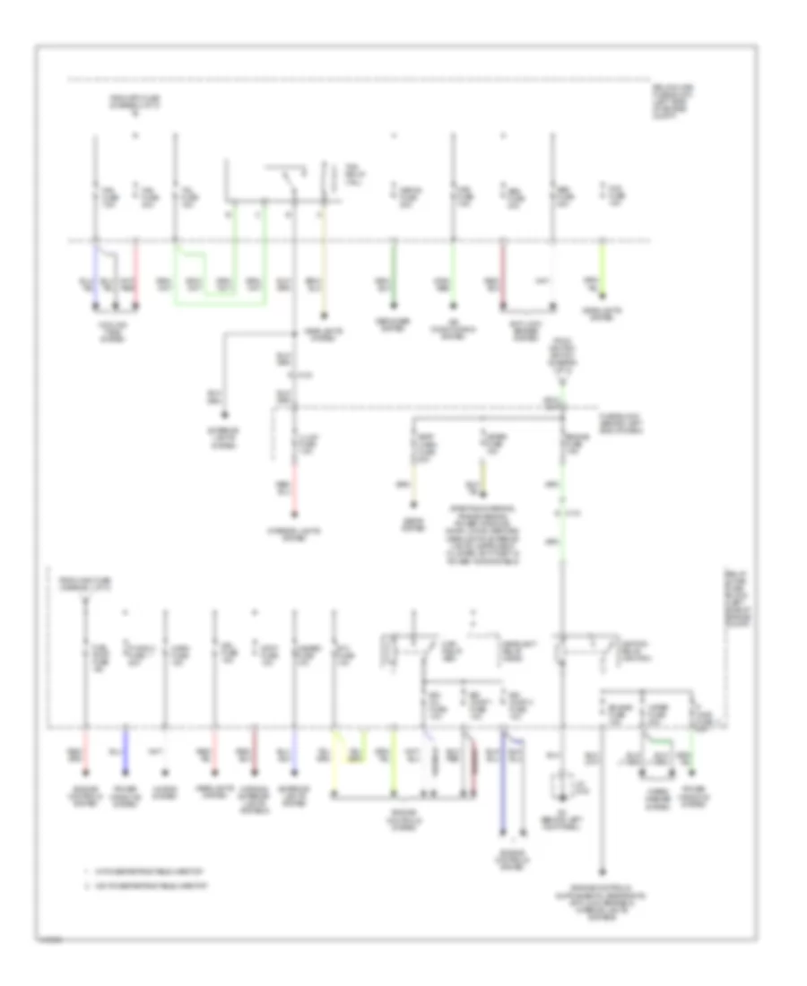 Power Distribution Wiring Diagram 2 of 2 for Mazda MX 5 Miata Grand Touring 2014