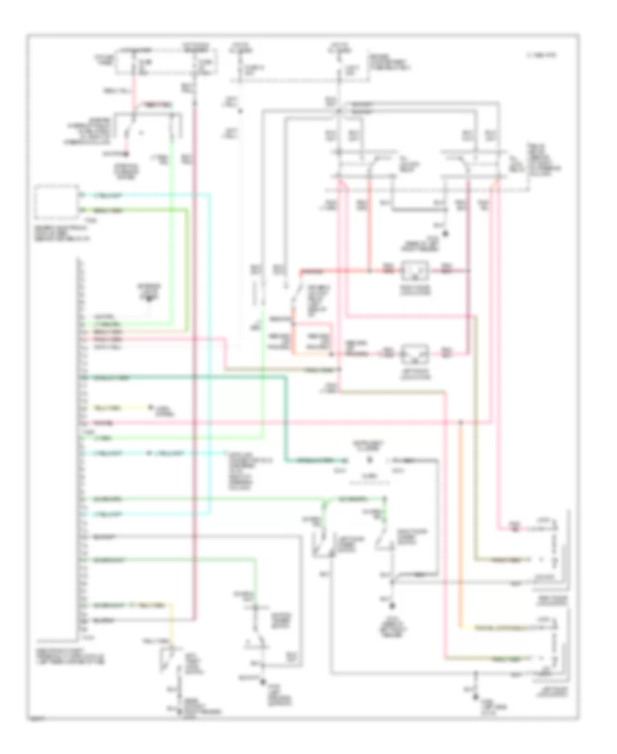 Anti-theft Wiring Diagram for Mazda B4000 LE 1996