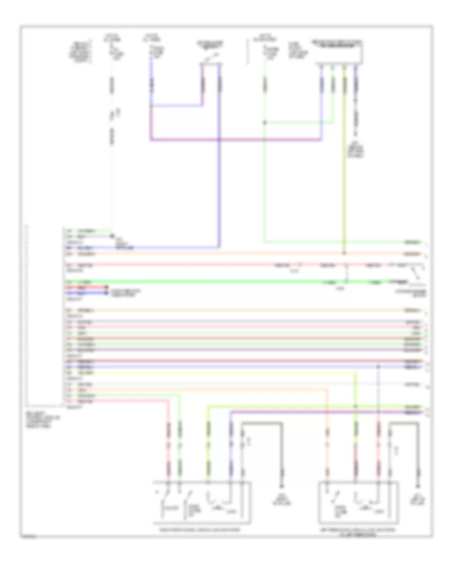 Forced Entry Wiring Diagram 1 of 2 for Mazda 2 Sport 2012