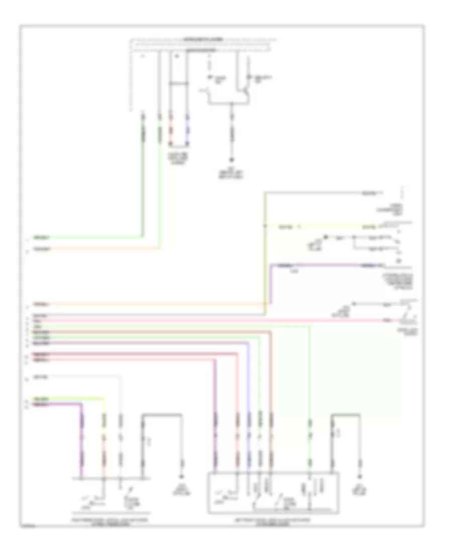 Forced Entry Wiring Diagram 2 of 2 for Mazda 2 Sport 2012