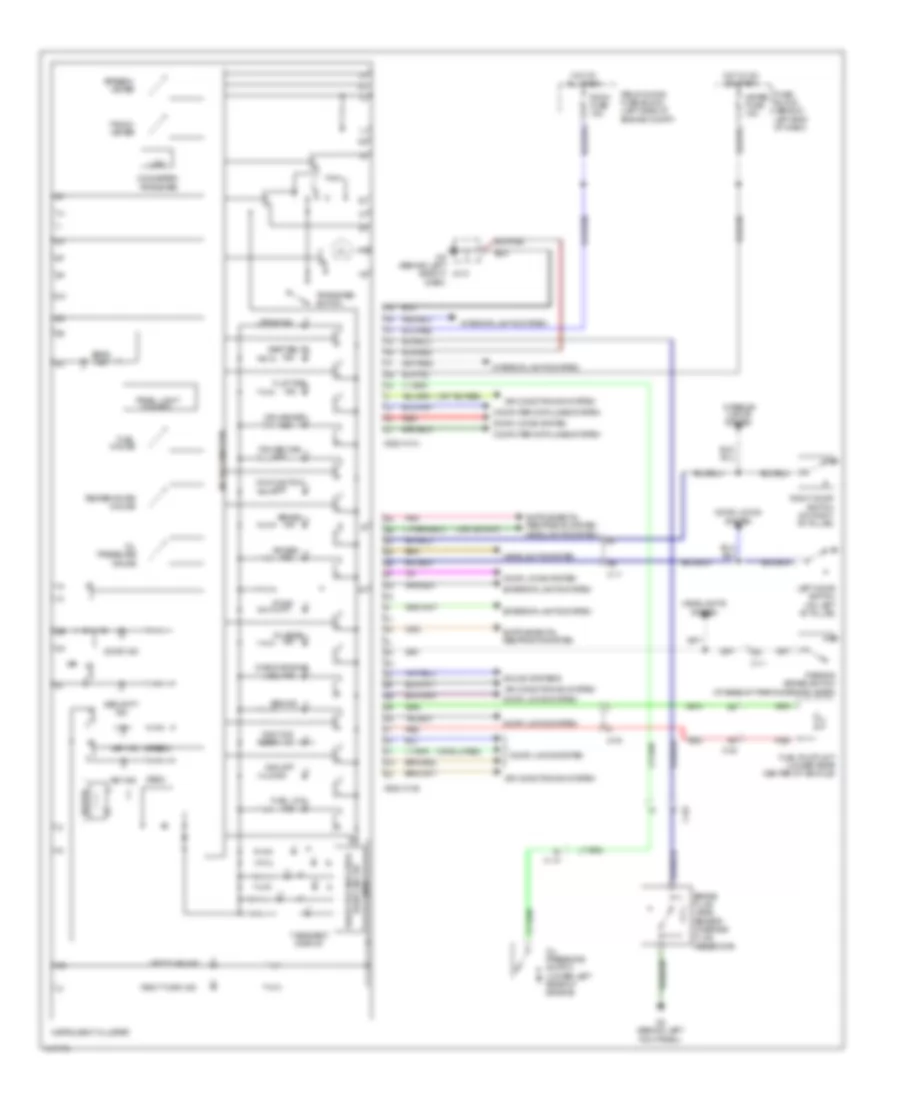 Instrument Cluster Wiring Diagram for Mazda MX-5 Miata Sport 2014