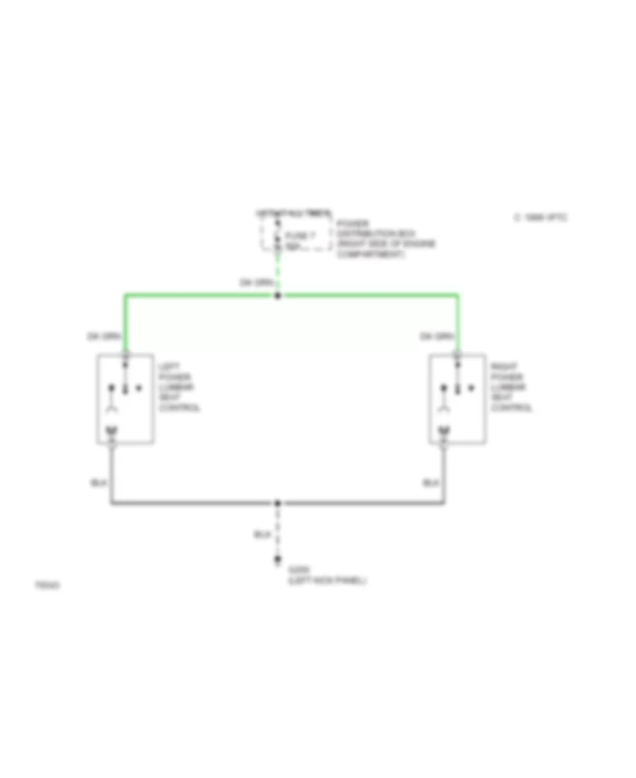 Power Seat Wiring Diagrams for Mazda Navajo DX 1992