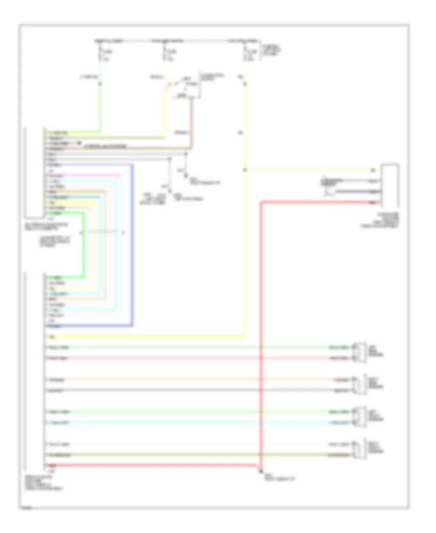 Radio Wiring Diagrams with JBL for Mazda Navajo DX 1992