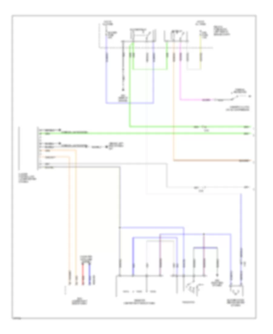 Manual A C Wiring Diagram 1 of 2 for Mazda 2 Touring 2012