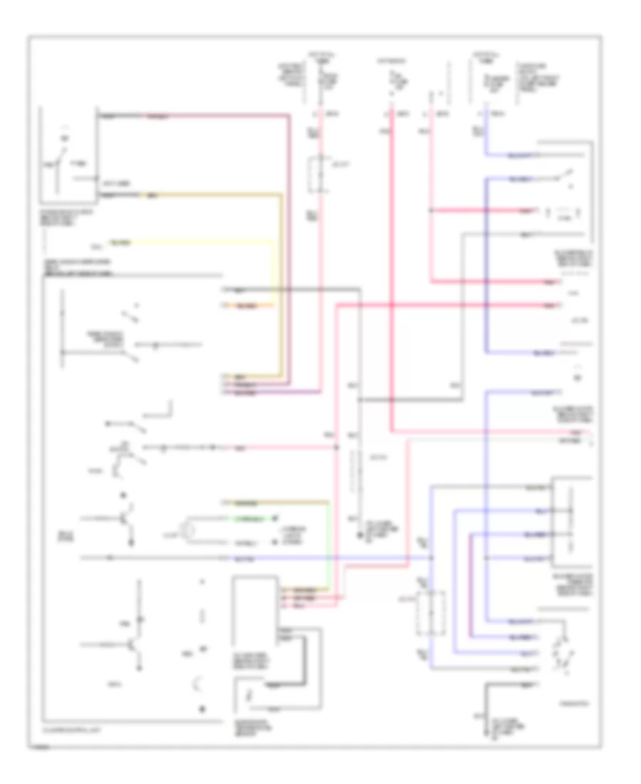 Manual A C Wiring Diagram 1 of 2 for Mazda Protege ES 2003