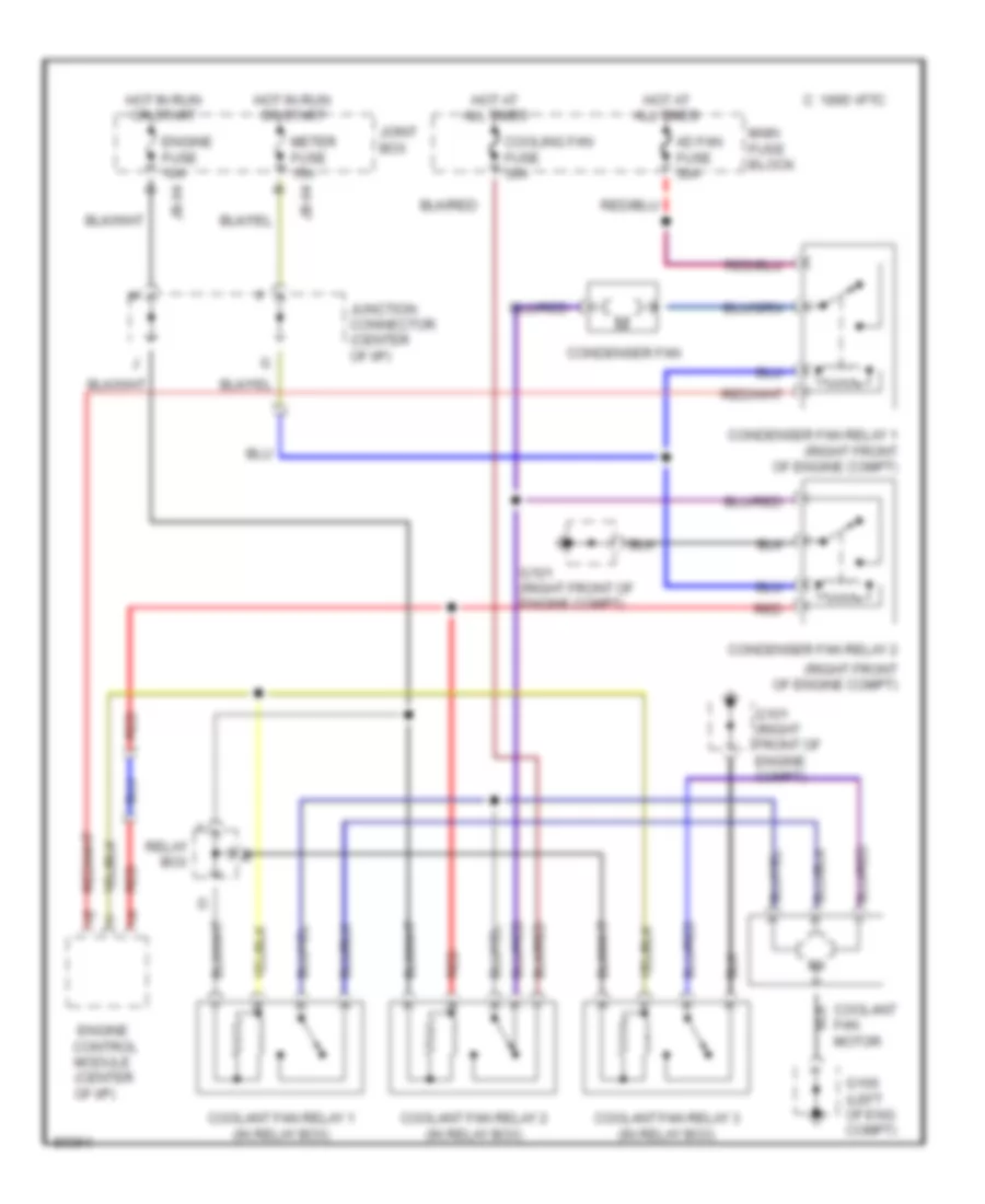2 3L Cooling Fan Wiring Diagram for Mazda Millenia 1996