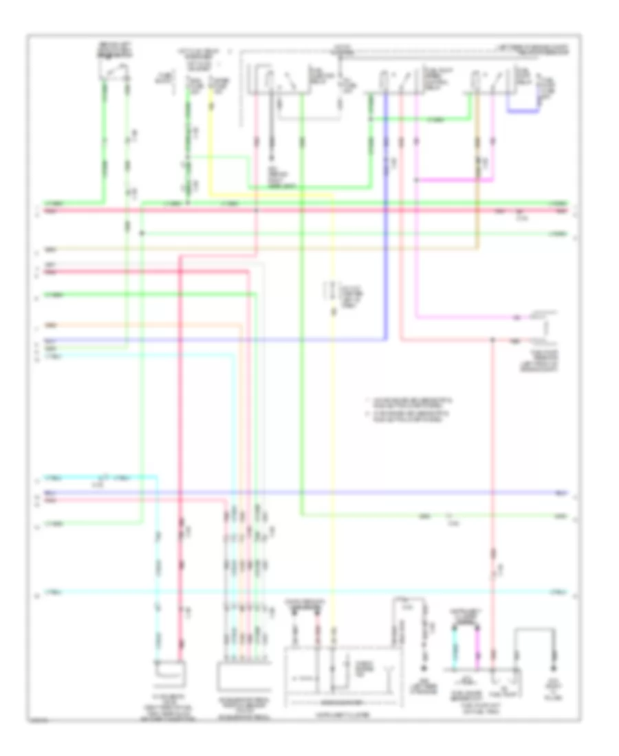 2.3L Turbo, Engine Performance Wiring Diagram (2 of 4) for Mazda 3 i Grand Touring 2012
