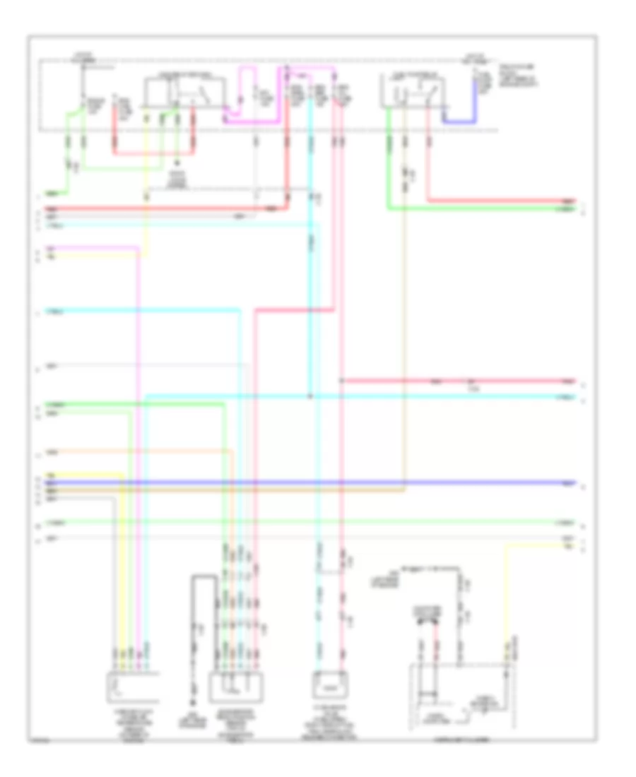 2.5L, Engine Performance Wiring Diagram (2 of 4) for Mazda 3 i Grand Touring 2012