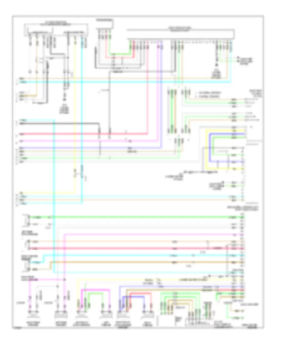 Navigation Wiring Diagram, with Bose (2 of 2) for Mazda 3 i Grand Touring 2012