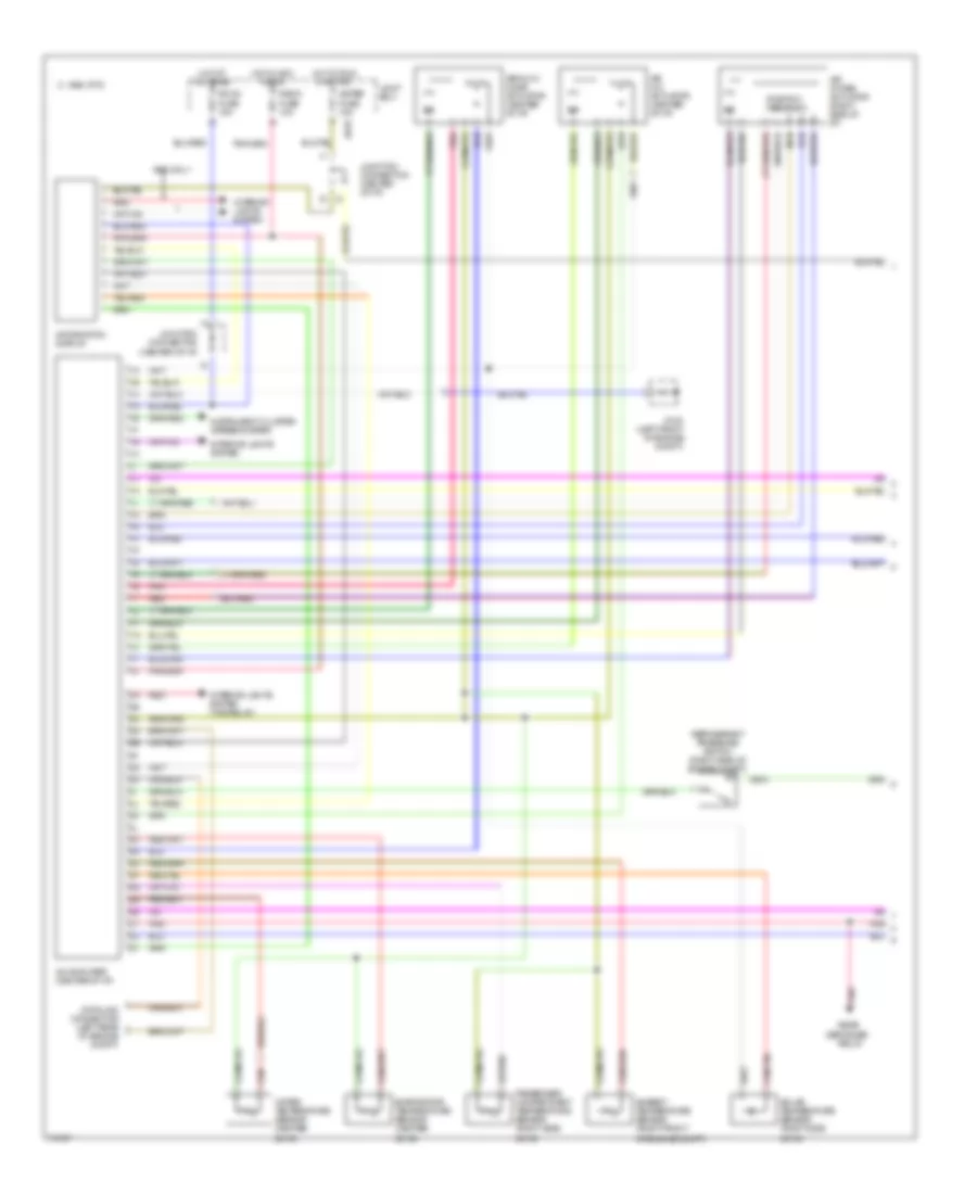 2 3L A C Wiring Diagram 1 of 2 for Mazda Millenia L 1996