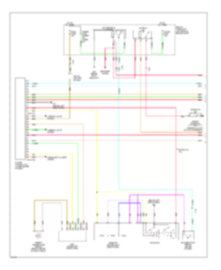 Manual A C Wiring Diagram 1 of 2 for Mazda 3 i Sport 2012