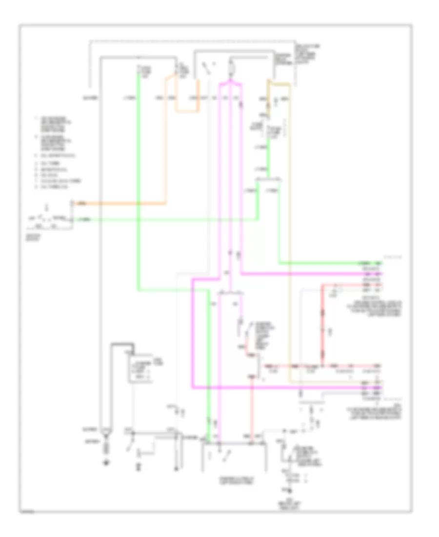 Starting Wiring Diagram, MT for Mazda 3 i Sport 2012