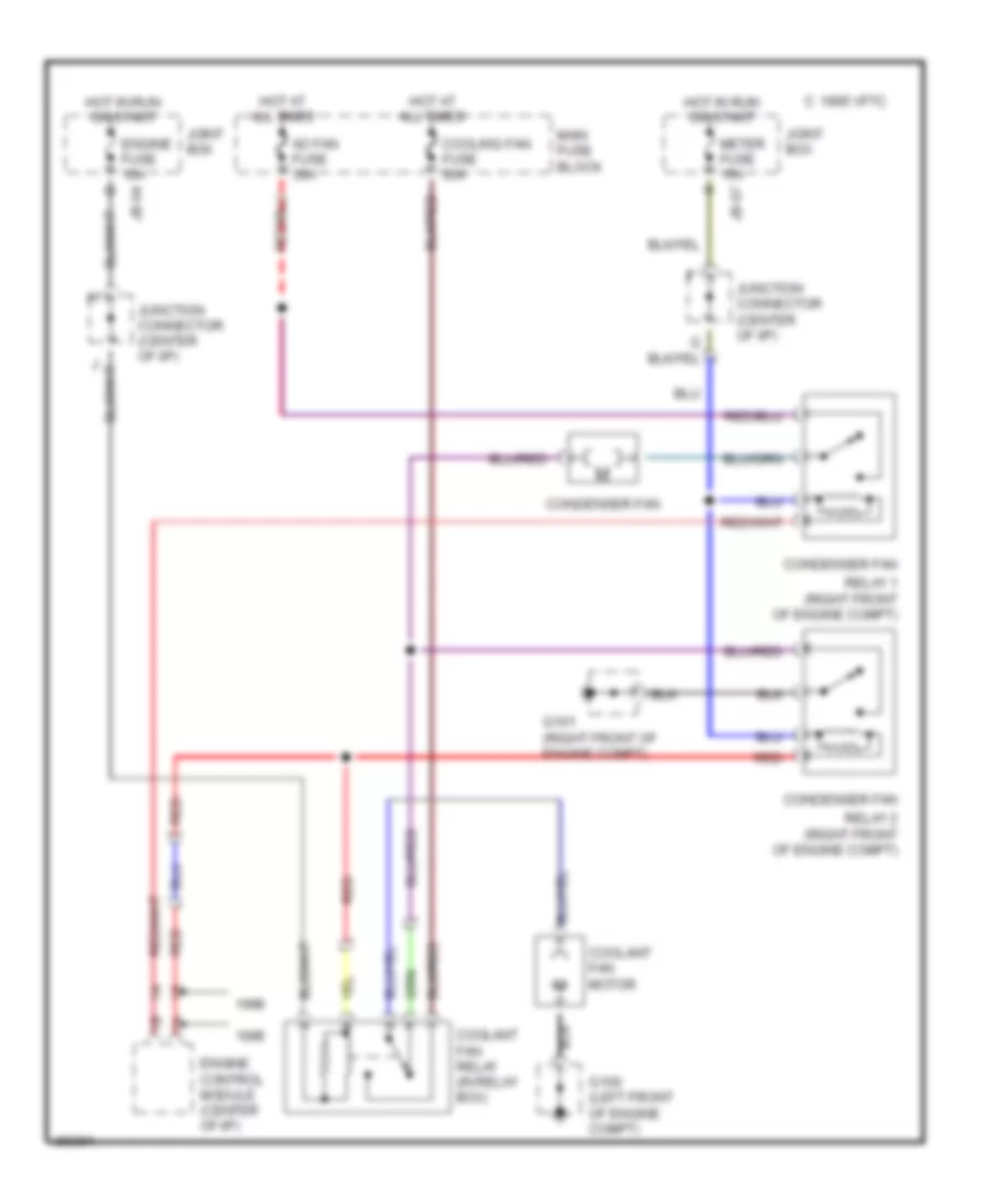 2 5L Cooling Fan Wiring Diagram for Mazda Millenia S 1996