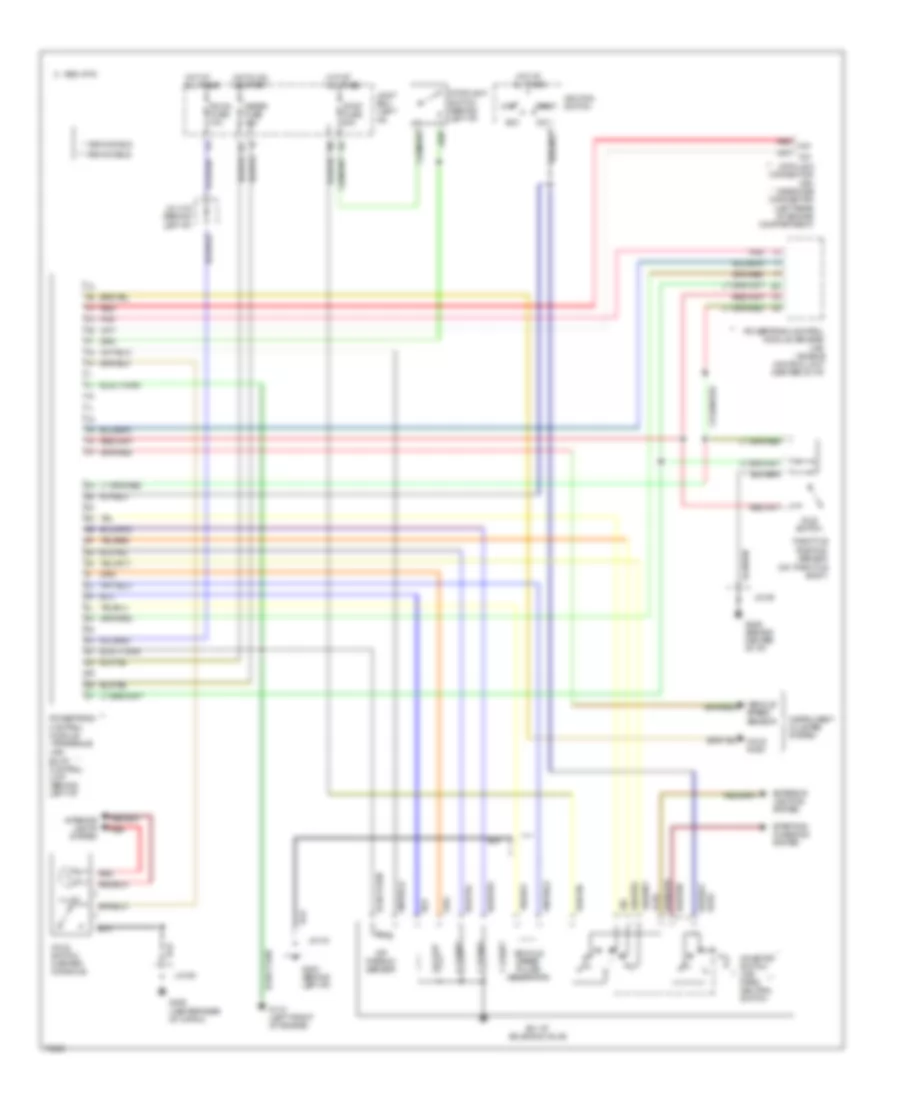 Transmission Wiring Diagram California for Mazda 323 1993