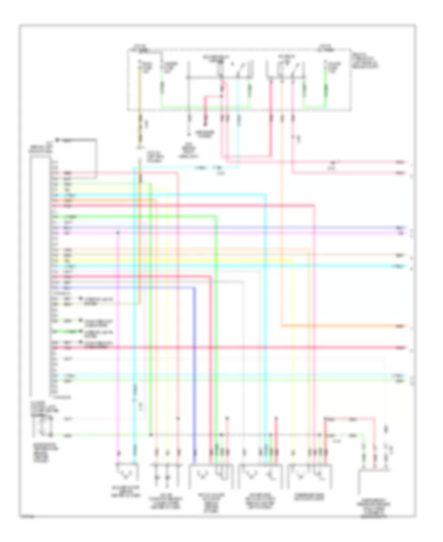Automatic A C Wiring Diagram 1 of 2 for Mazda 3 i SV 2012