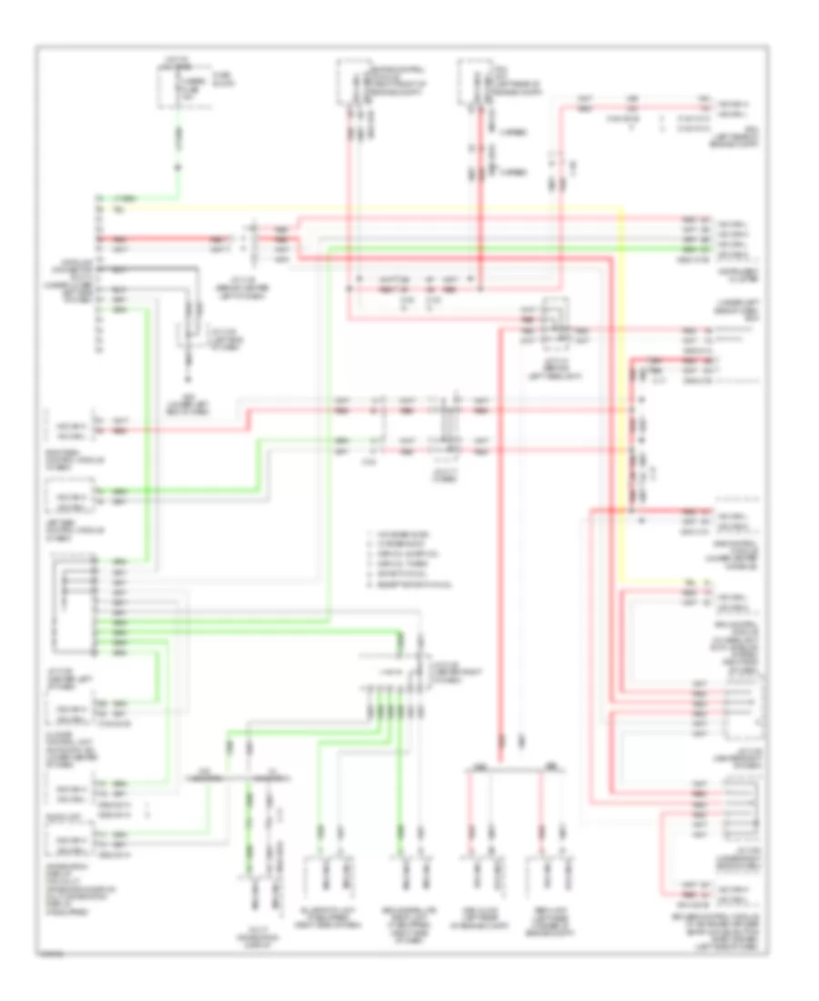 Computer Data Lines Wiring Diagram for Mazda 3 i SV 2012