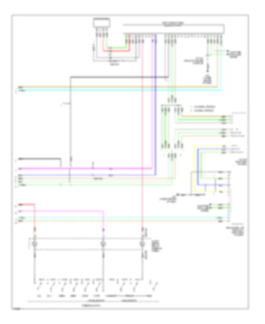 Navigation Wiring Diagram without Bose 2 of 2 for Mazda 3 i SV 2012