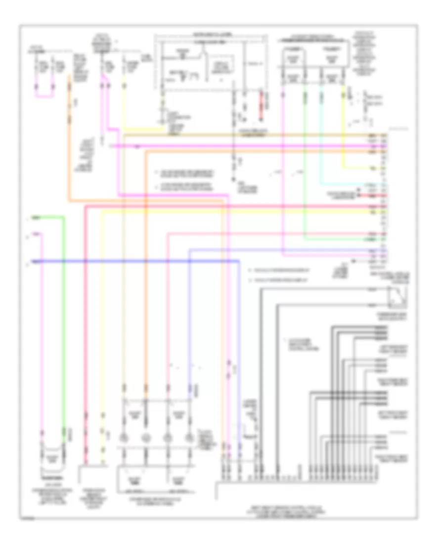 Supplemental Restraints Wiring Diagram 2 of 2 for Mazda 3 i SV 2012