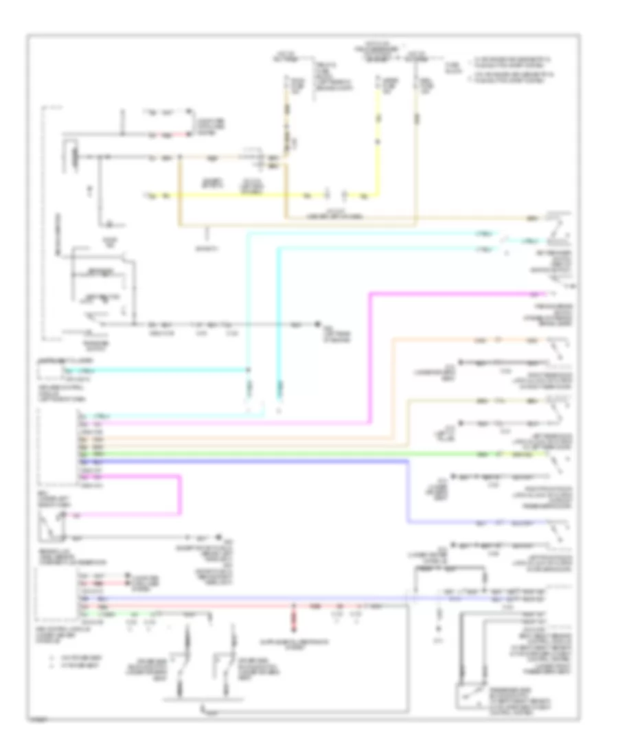 Chime Wiring Diagram for Mazda 3 i SV 2012