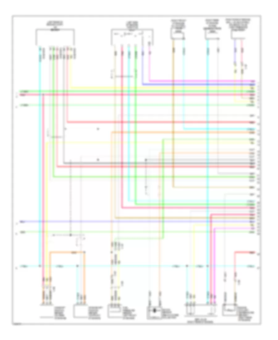 2.3L Turbo, Engine Performance Wiring Diagram (3 of 4) for Mazda 3 i Touring 2012