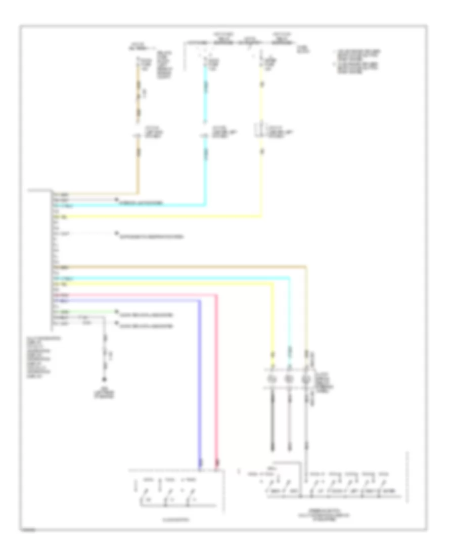 Information Display Wiring Diagram, without Navigation for Mazda 3 i Touring 2012