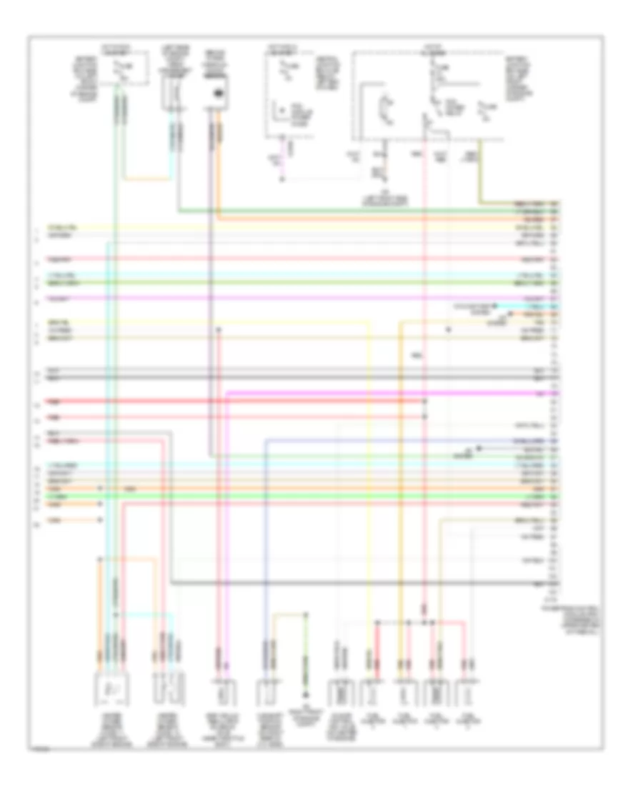 2.0L, Engine Performance Wiring Diagram (3 of 3) for Mazda Tribute DX 2003