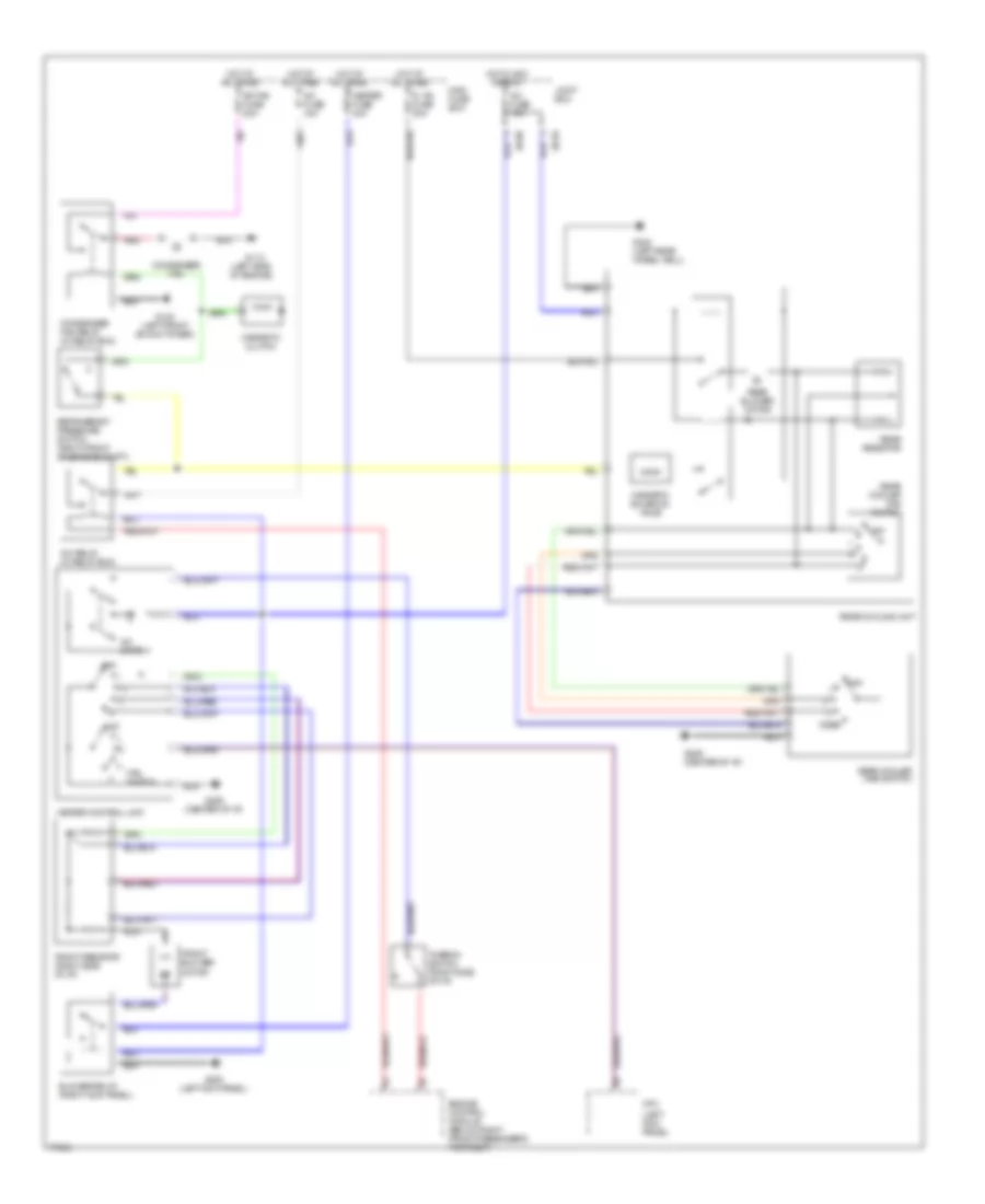 A C Wiring Diagram for Mazda MPV ES 1996