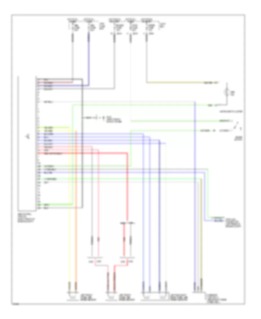 Anti lock Brake Wiring Diagrams for Mazda MPV ES 1996