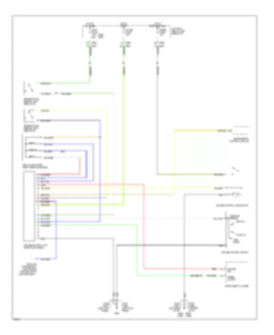 Cruise Control Wiring Diagram for Mazda MPV ES 1996