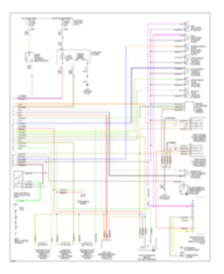 3.0L, Engine Performance Wiring Diagrams (2 of 2) for Mazda MPV ES 1996