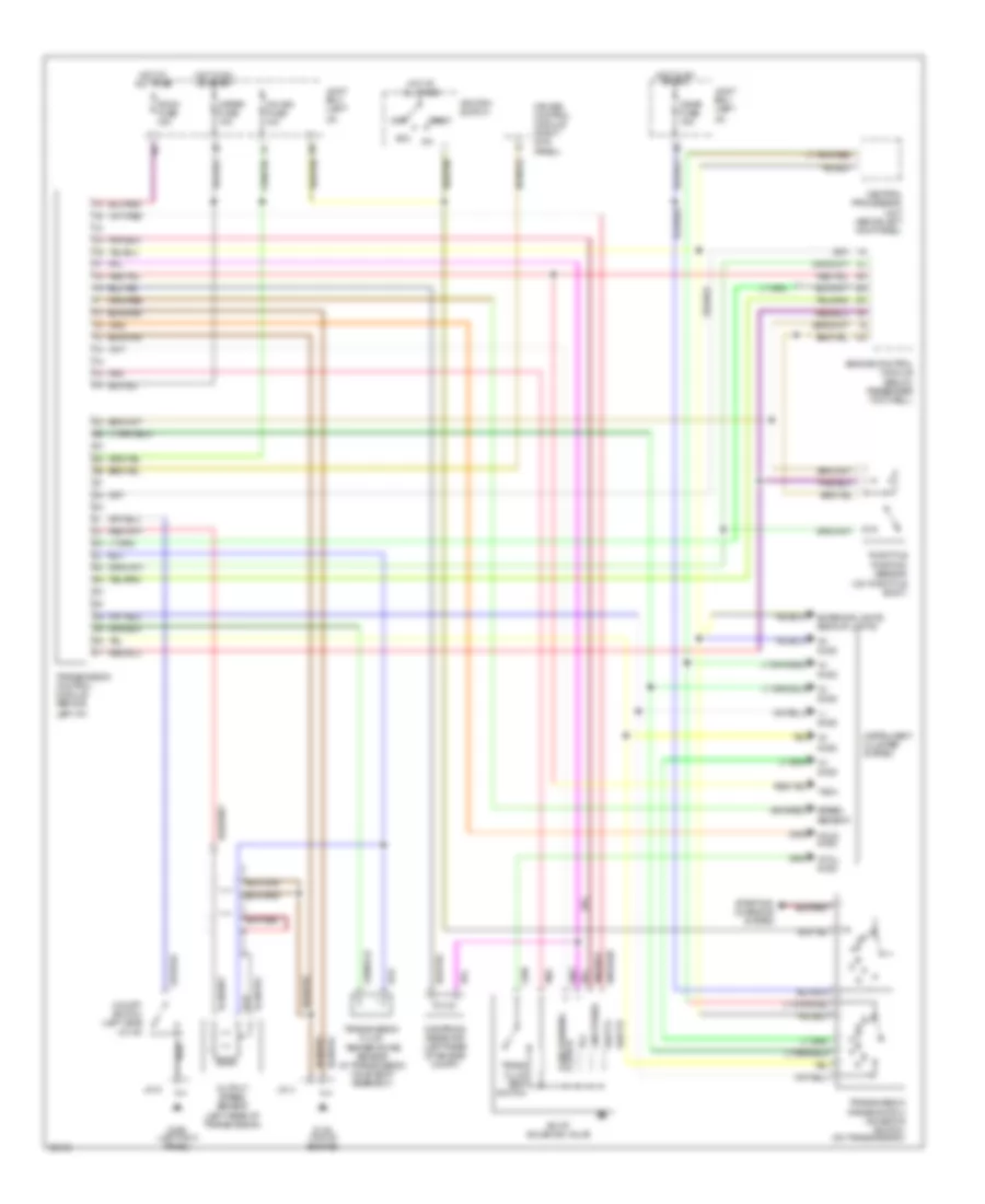 Transmission Wiring Diagram for Mazda MPV ES 1996