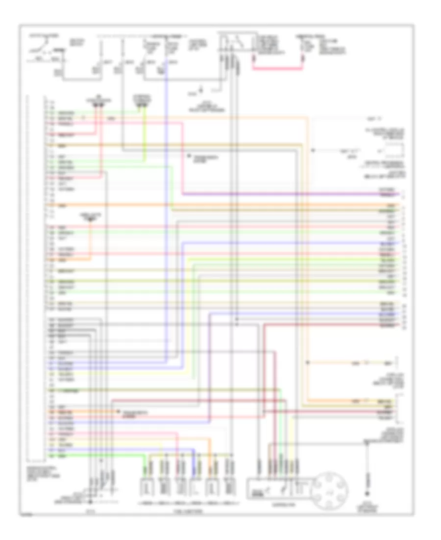 3 0L Engine Performance Wiring Diagrams 1 of 2 for Mazda MPV LX 1996