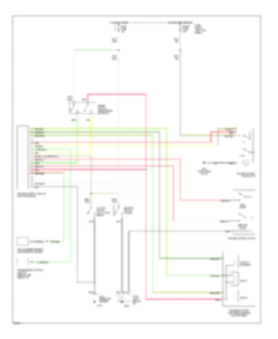 Cruise Control Wiring Diagram for Mazda MX 5 Miata M Edition 1996