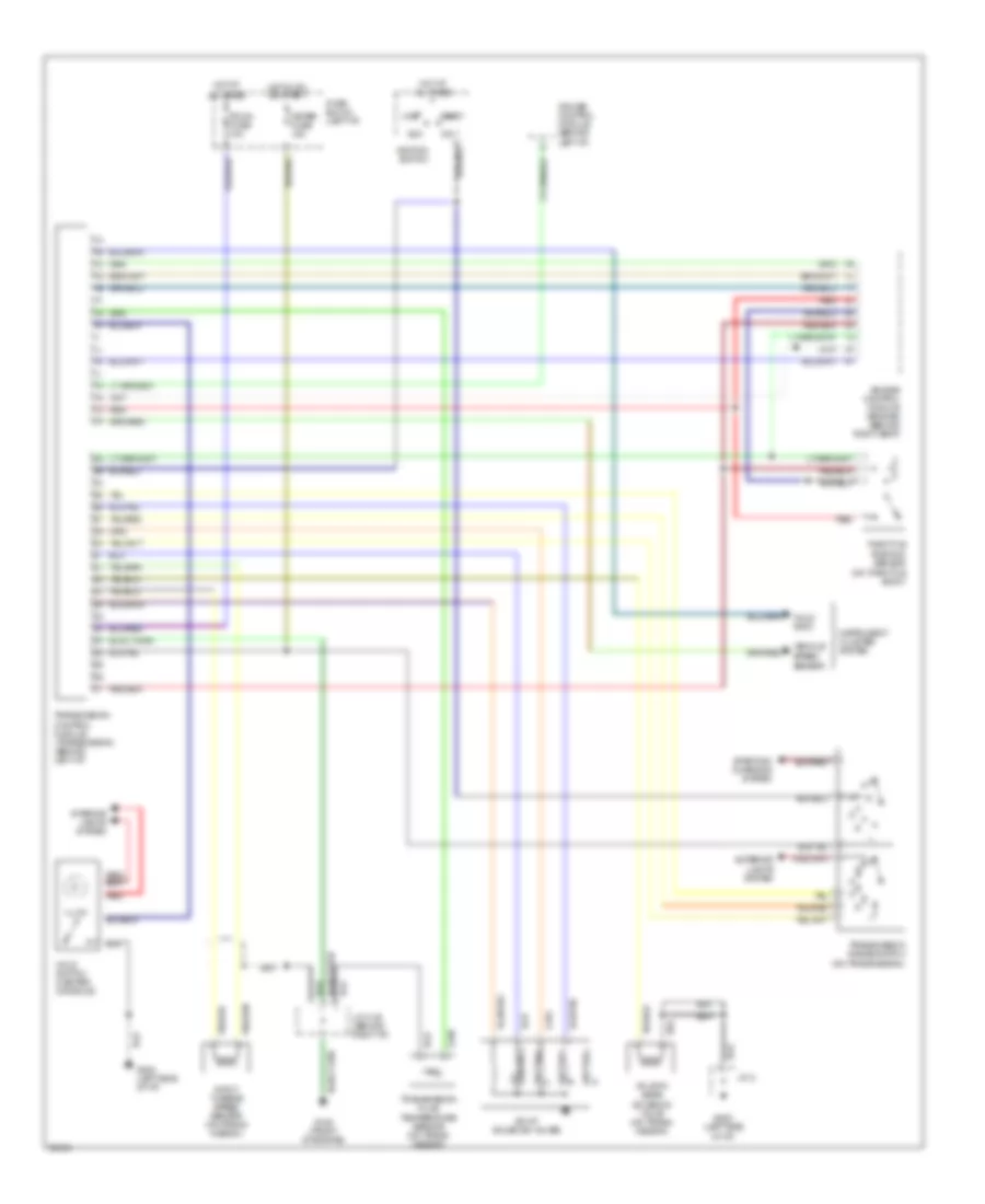 Transmission Wiring Diagram for Mazda MX 5 Miata M Edition 1996