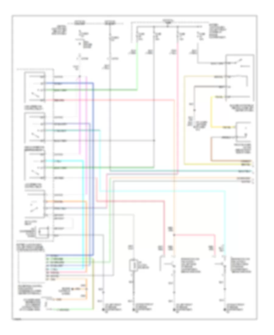 2 0L Manual A C Wiring Diagram 1 of 2 for Mazda Tribute LX 2003
