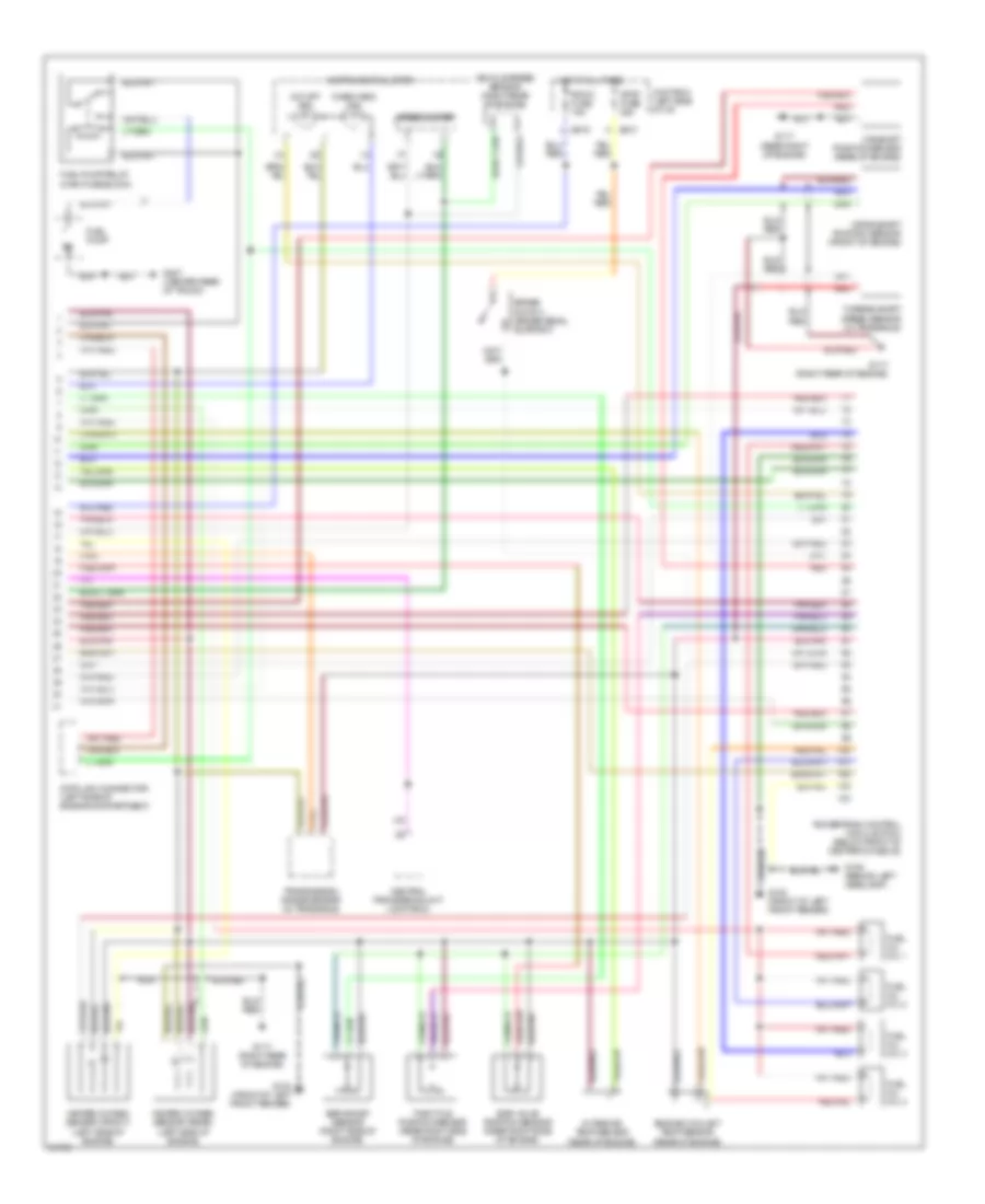2 0L Engine Performance Wiring Diagrams A T 2 of 2 for Mazda MX 6 1996