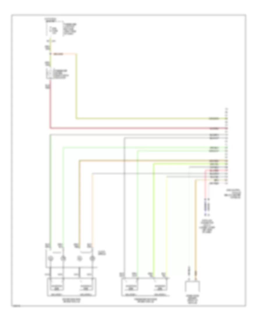 Supplemental Restraints Wiring Diagram (2 of 2) for Mazda 3 i 2004