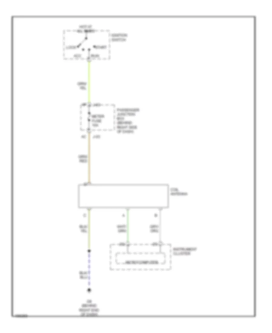 Immobilizer Wiring Diagram for Mazda 3 s 2004