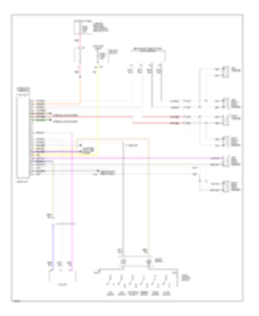 Radio Wiring Diagram with Navigation for Mazda 3 s 2004