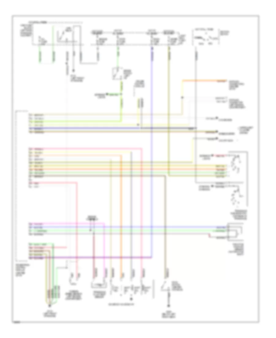 Transmission Wiring Diagram for Mazda Protege ES 1996