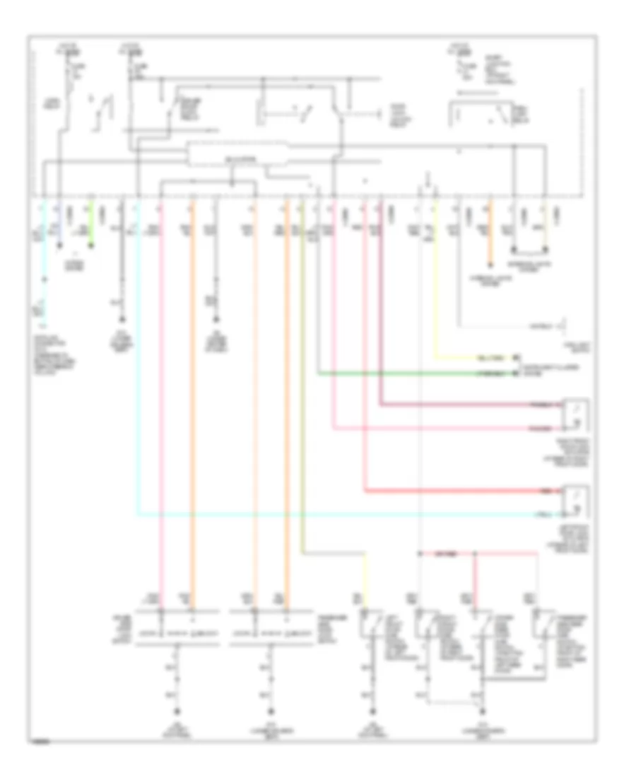 Forced Entry Wiring Diagram for Mazda B2004 2300
