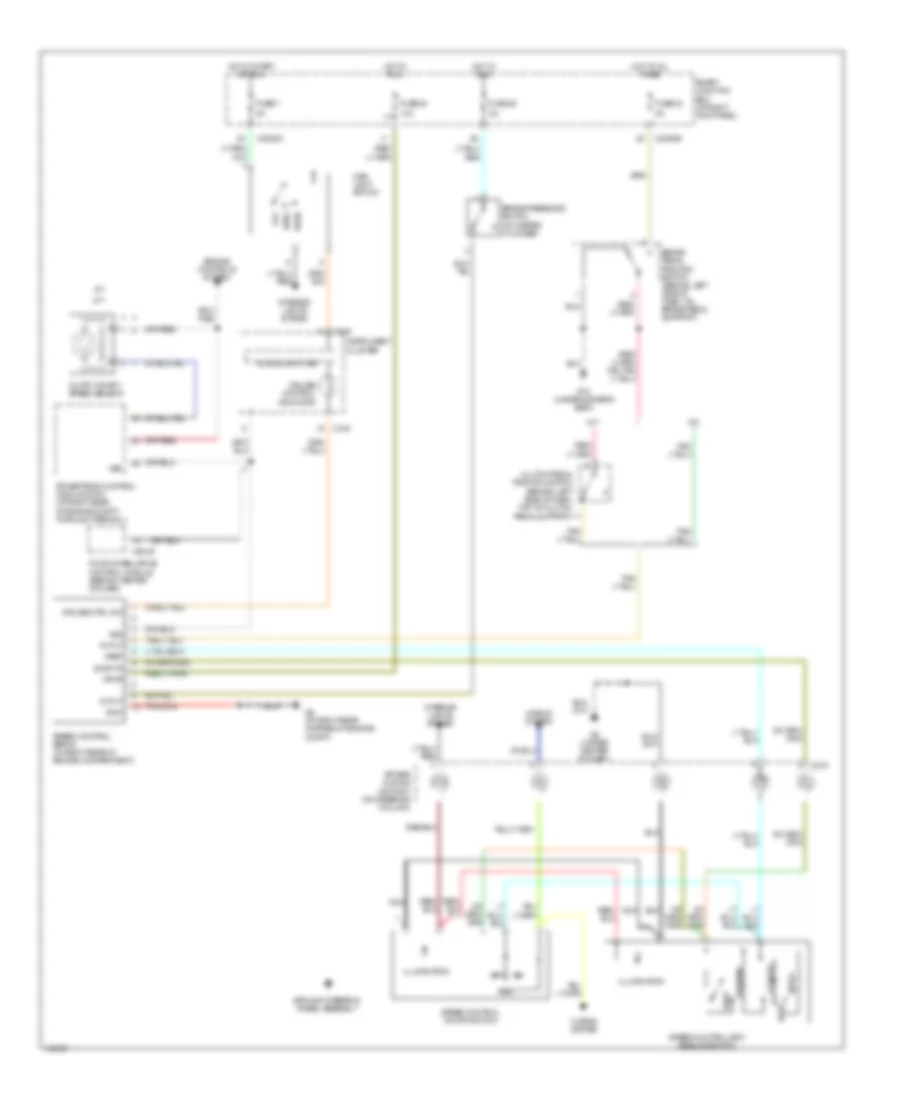 Cruise Control Wiring Diagram for Mazda B2300 2004