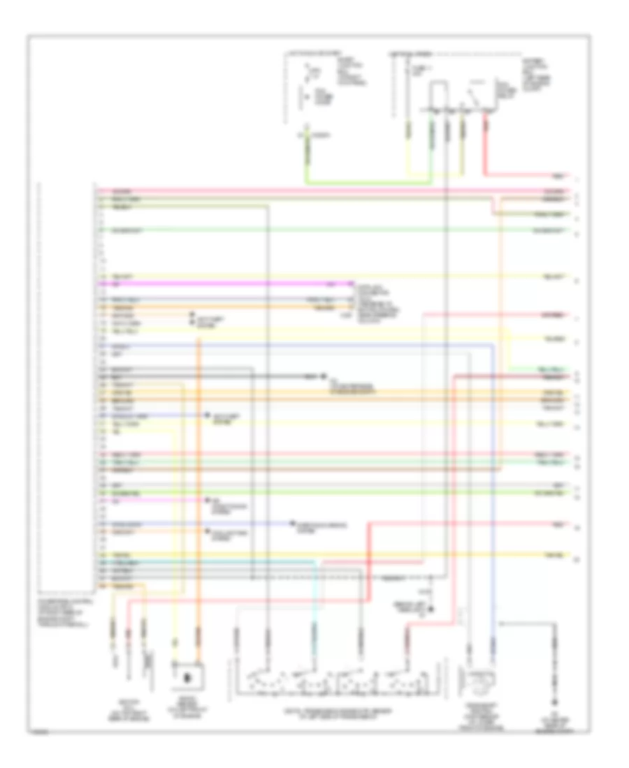 Engine Performance Wiring Diagram 1 of 4 for Mazda B2004 2300