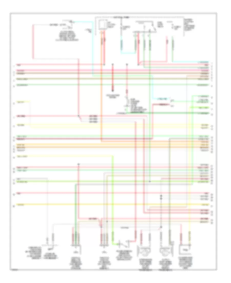 Engine Performance Wiring Diagram 2 of 4 for Mazda B2004 2300