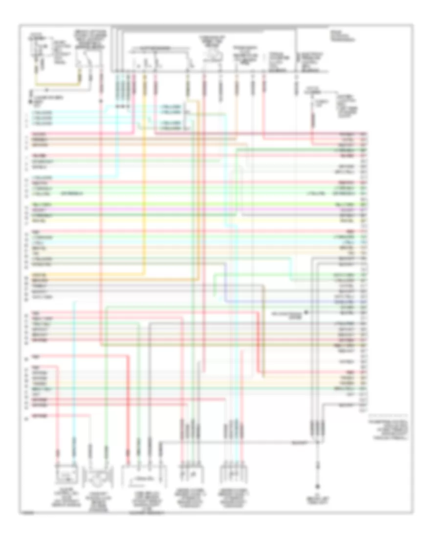 Engine Performance Wiring Diagram 4 of 4 for Mazda B2004 2300