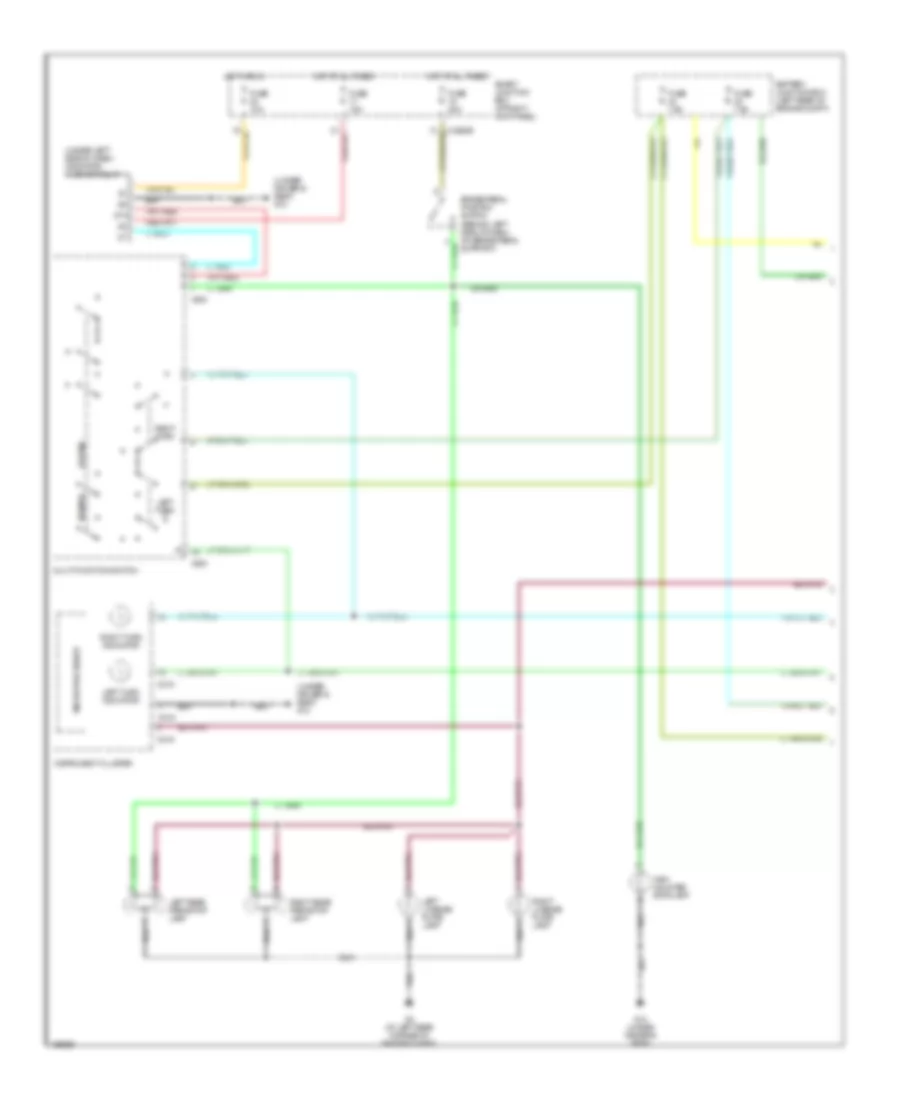 Exterior Lamps Wiring Diagram 1 of 2 for Mazda B2004 2300