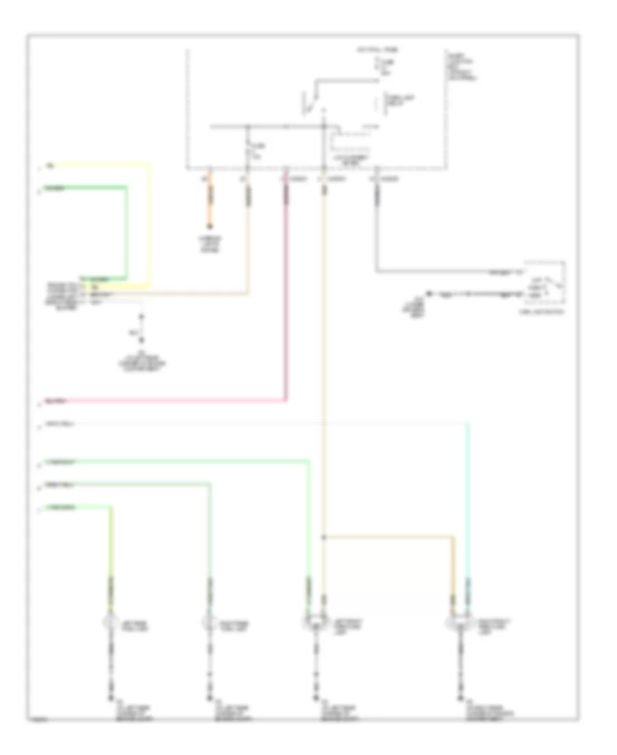 Exterior Lamps Wiring Diagram (2 of 2) for Mazda B2300 2004