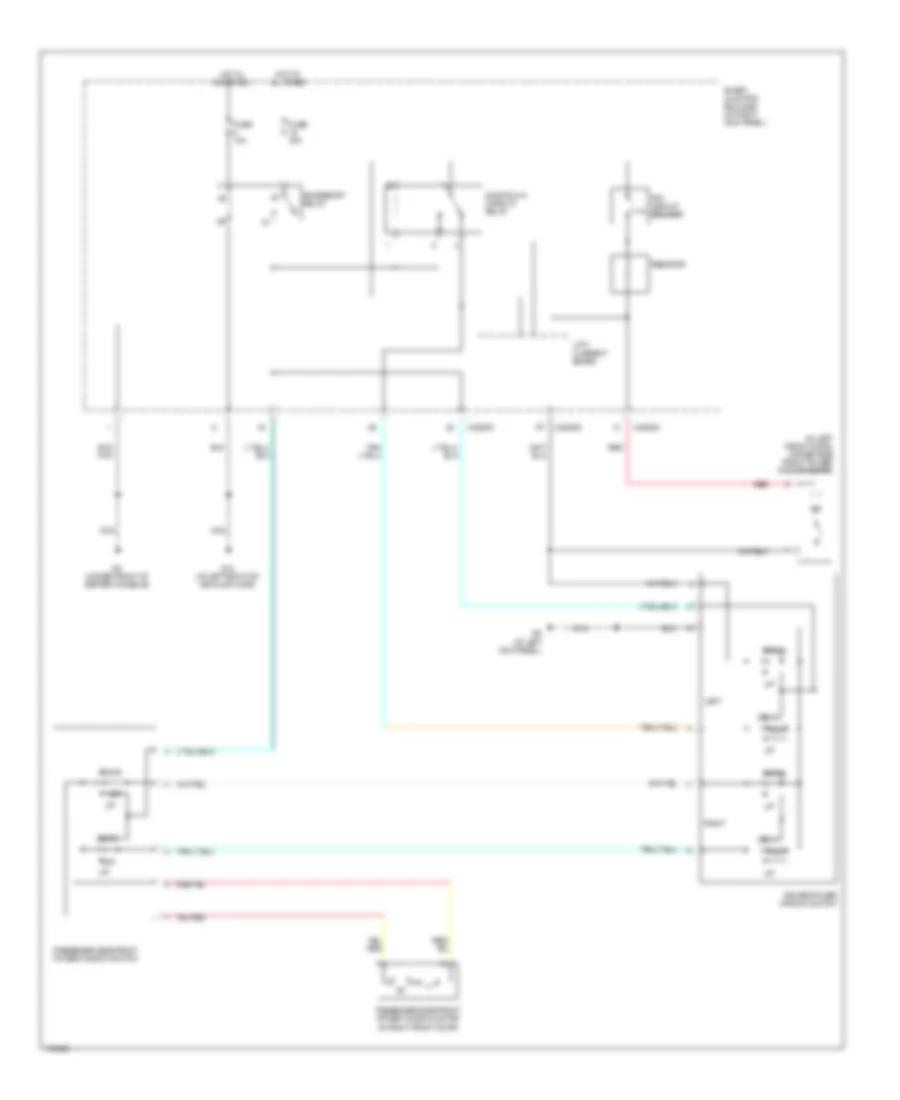 Power Windows Wiring Diagram for Mazda B2004 2300