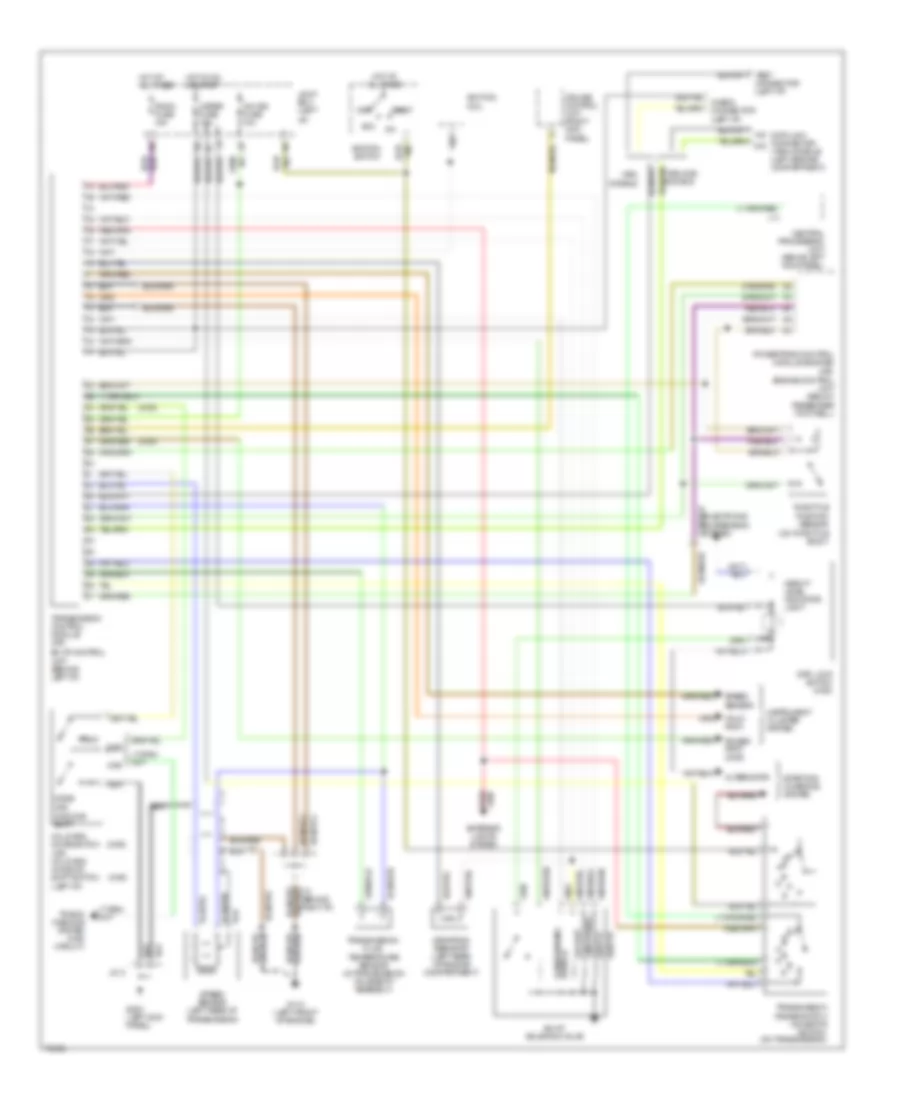 3 0L Transmission Wiring Diagram for Mazda MPV 1993